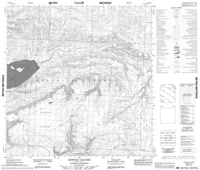 088H14 - LEOPOLD GLACIER - Topographic Map