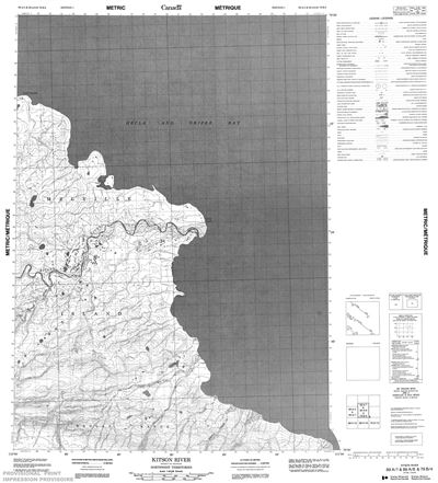 089A01 - KITSON RIVER - Topographic Map