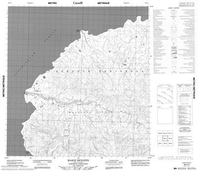 089A05 - MARIE HEIGHTS - Topographic Map