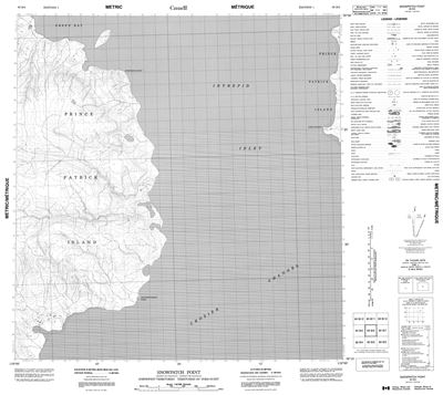 089B06 - SNOWPATCH POINT - Topographic Map