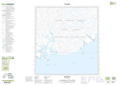 089B09 - BROWN BLUFF - Topographic Map