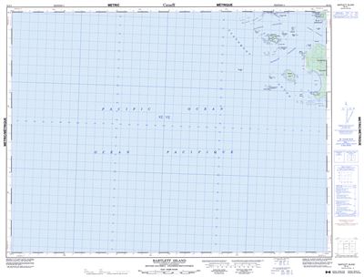 092E01 - BARTLETT ISLAND - Topographic Map