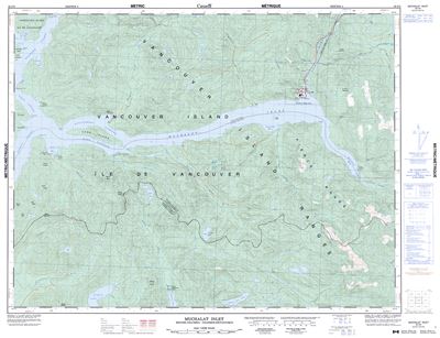 092E09 - MUCHALAT INLET - Topographic Map