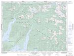 092F05 - BEDWELL RIVER - Topographic Map