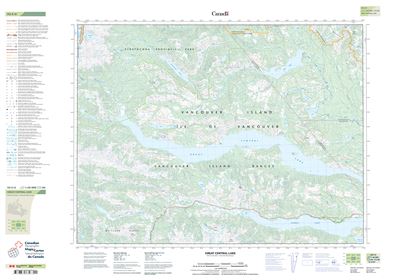 092F06 - GREAT CENTRAL LAKE - Topographic Map