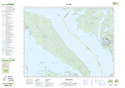092F09 - TEXADA ISLAND - Topographic Map