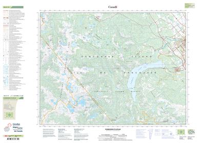 092F11 - FORBIDDEN PLATEAU - Topographic Map