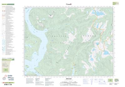 092G13 - JERVIS INLET - Topographic Map