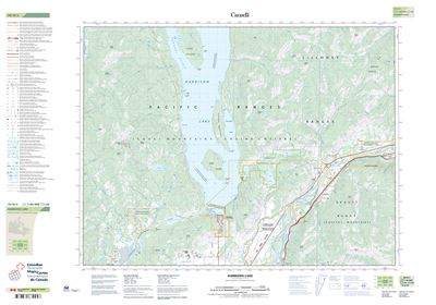092H05 - HARRISON LAKE - Topographic Map