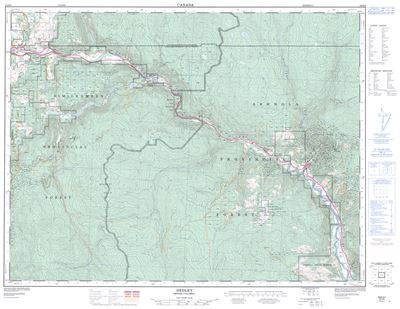 092H08 - HEDLEY - Topographic Map