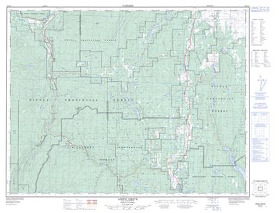 092H15 - ASPEN GROVE - Topographic Map