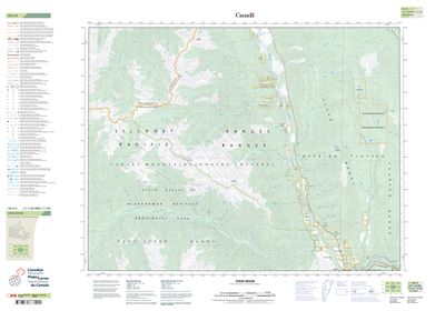 092I05 - STEIN RIVER - Topographic Map