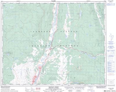 092I16 - HEFFLEY CREEK - Topographic Map