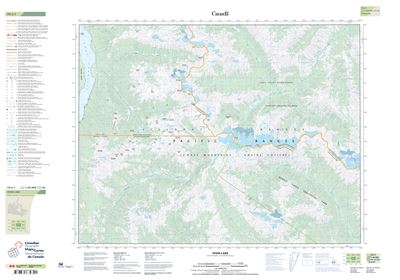 092J01 - STEIN LAKE - Topographic Map