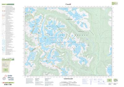 092J05 - CLENDINNING CREEK - Topographic Map