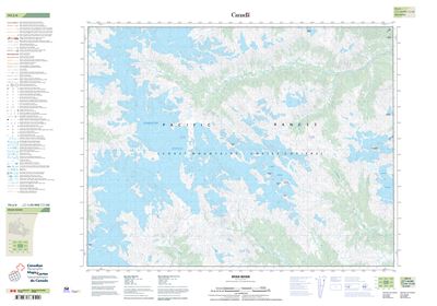 092J06 - RYAN RIVER - Topographic Map