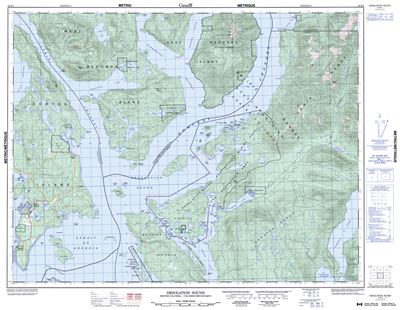 092K02 - DESOLATION SOUND - Topographic Map