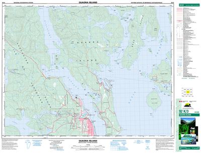 092K03 - QUADRA ISLAND - Topographic Map