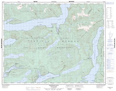 092K12 - GLENDALE COVE - Topographic Map