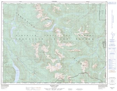 092L01 - SCHOEN LAKE - Topographic Map