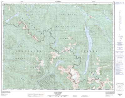 092L02 - WOSS LAKE - Topographic Map