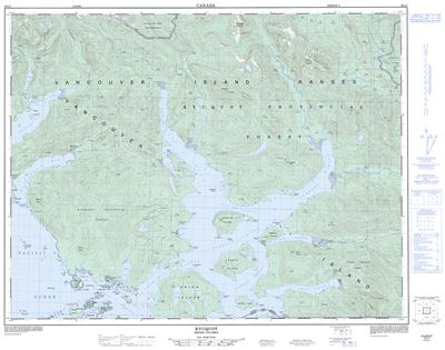092L03 - KYUQUOT - Topographic Map