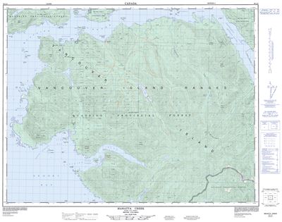 092L05 - MAHATTA CREEK - Topographic Map