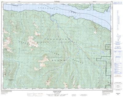 092L08 - ADAM RIVER - Topographic Map