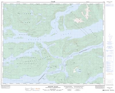 092L09 - MINSTREL ISLAND - Topographic Map