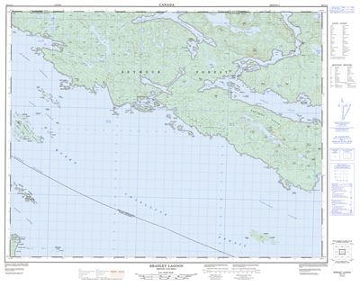 092L14 - BRADLEY LAGOON - Topographic Map