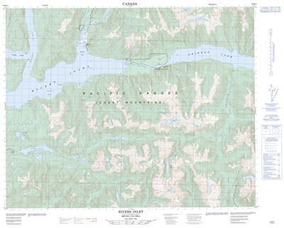 092M11 - RIVERS INLET - Topographic Map