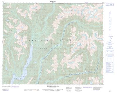 092M14 - KILBELLA RIVER - Topographic Map