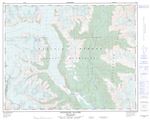 092N05 - KLINAKLINI GLACIER - Topographic Map