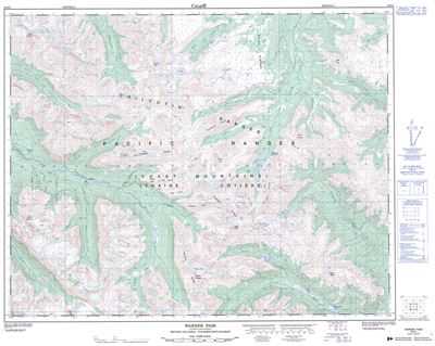 092O03 - WARNER PASS - Topographic Map