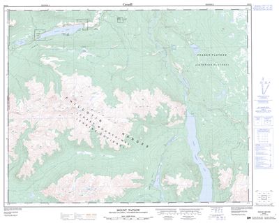 092O05 - MOUNT TATLOW - Topographic Map