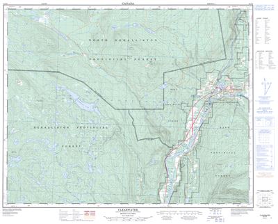 092P09 - CLEARWATER - Topographic Map