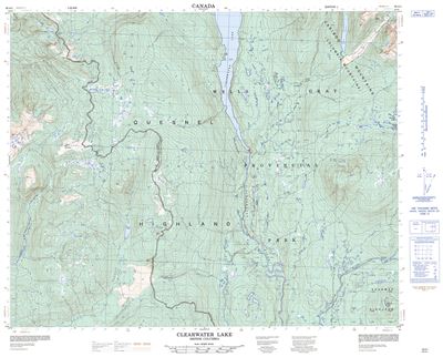 093A01 - RAY LAKE - Topographic Map