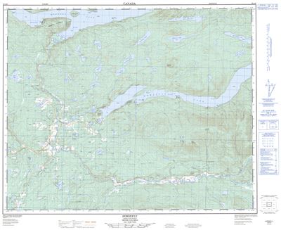 093A06 - HORSEFLY - Topographic Map