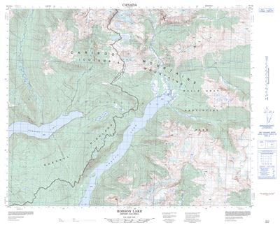 093A09 - HOBSON LAKE - Topographic Map