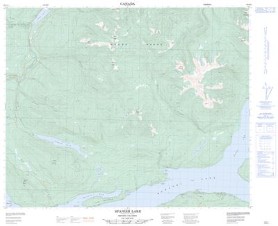 093A11 - SPANISH LAKE - Topographic Map