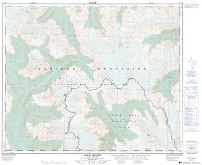 093A16 - MOUNT WINDER - Topographic Map