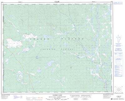 093B05 - LOOMIS LAKE - Topographic Map