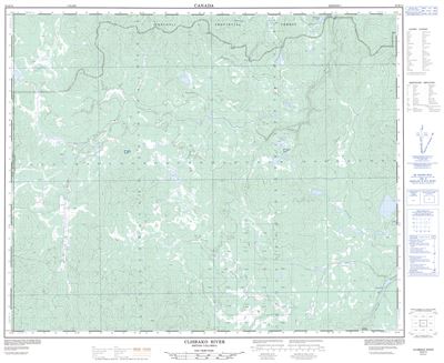 093B12 - CLISBAKO RIVER - Topographic Map