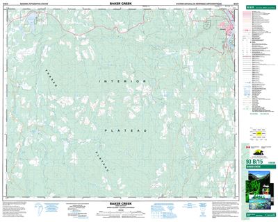 093B15 - BAKER CREEK - Topographic Map