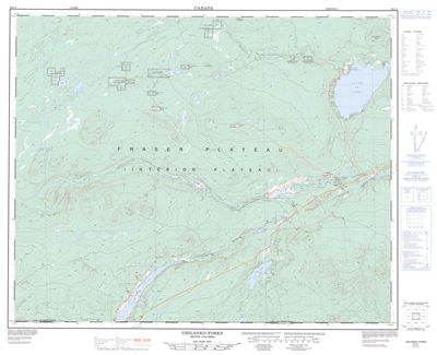 093C01 - CHILANKO FORKS - Topographic Map