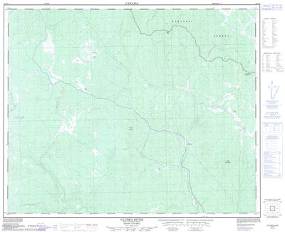 093C09 - CLUSKO RIVER - Topographic Map
