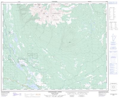 093C11 - CHRISTENSEN CREEK - Topographic Map