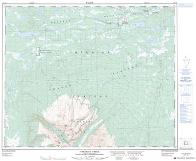 093C14 - CARNLICK CREEK - Topographic Map