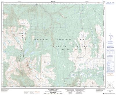 093D09 - TAHYESCO RIVER - Topographic Map