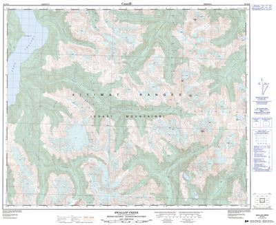 093D10 - SWALLOP CREEK - Topographic Map